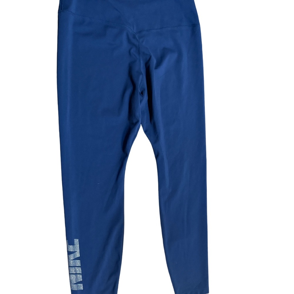 Nike Pro Blue Capri Leggings Women’s Large Dri Fit Training Tights - Picture 7 of 11